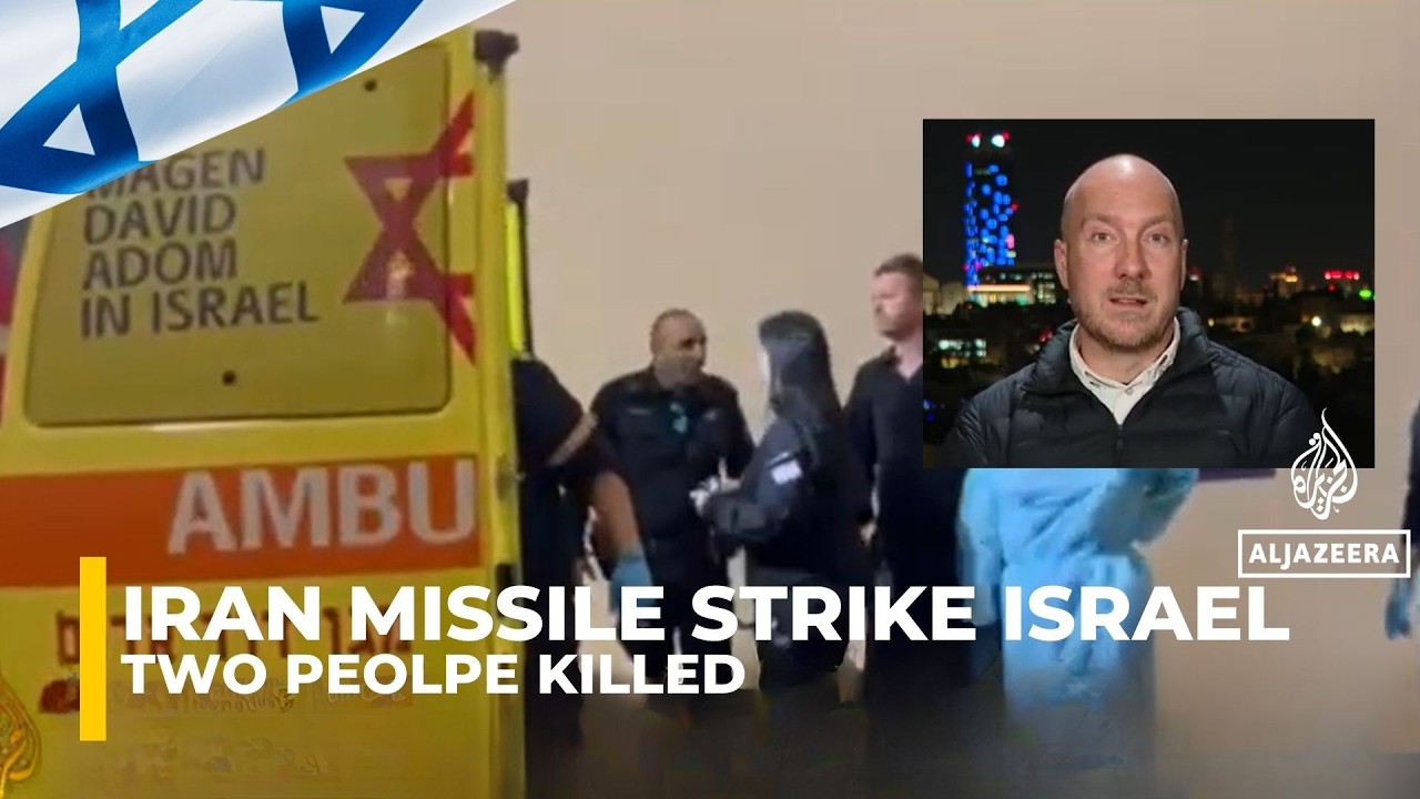 Iranian missile strike kills 2 in Israel as Hezbollah rockets reach central cities