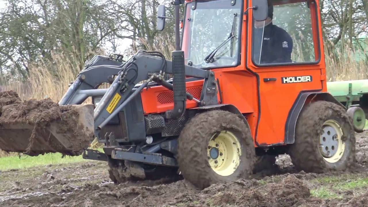 1 - Holder C30 im Einsatz mit Frontlader - Traktor, Tractor, Trecker, Schlepper