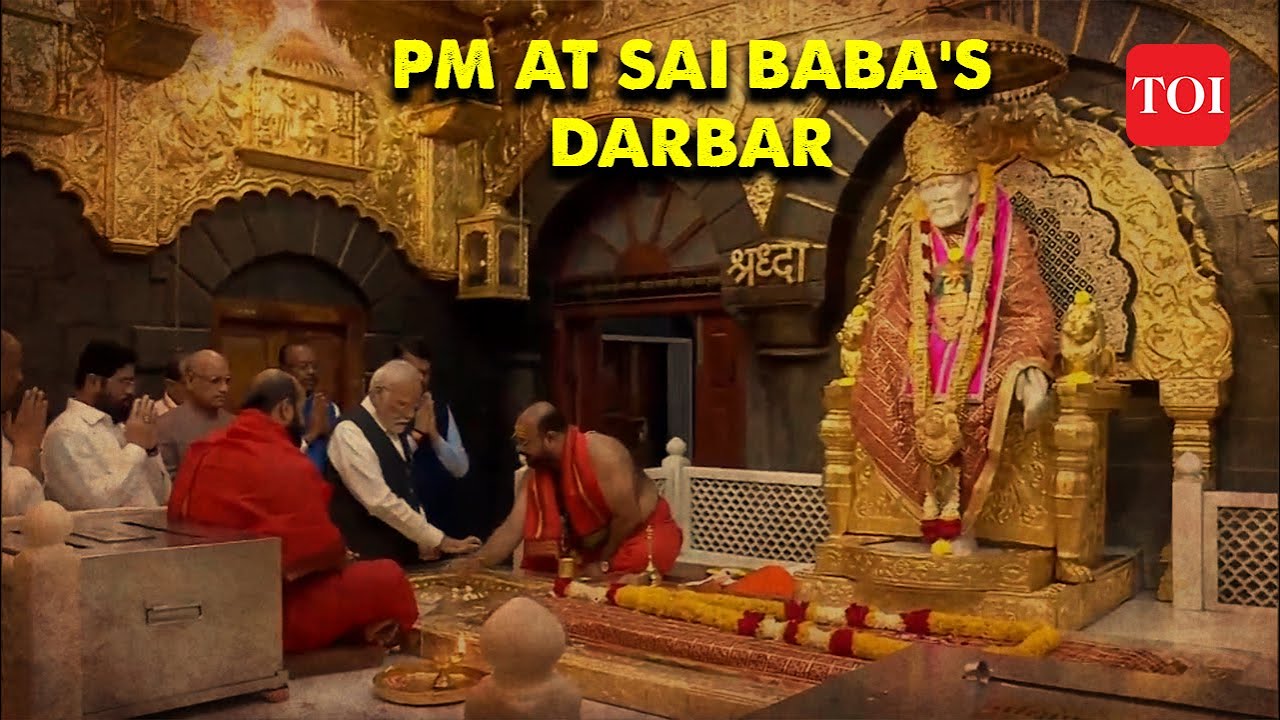 Maharashtra: PM Modi offers prayers at Shirdi temple, launches projects worth over Rs 7,500 Cr