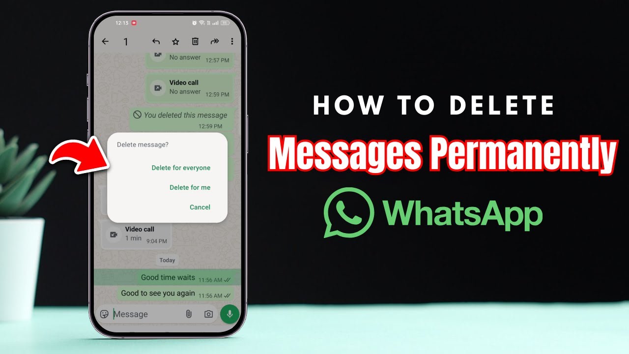 Как навсегда удалить сообщения WhatsApp?