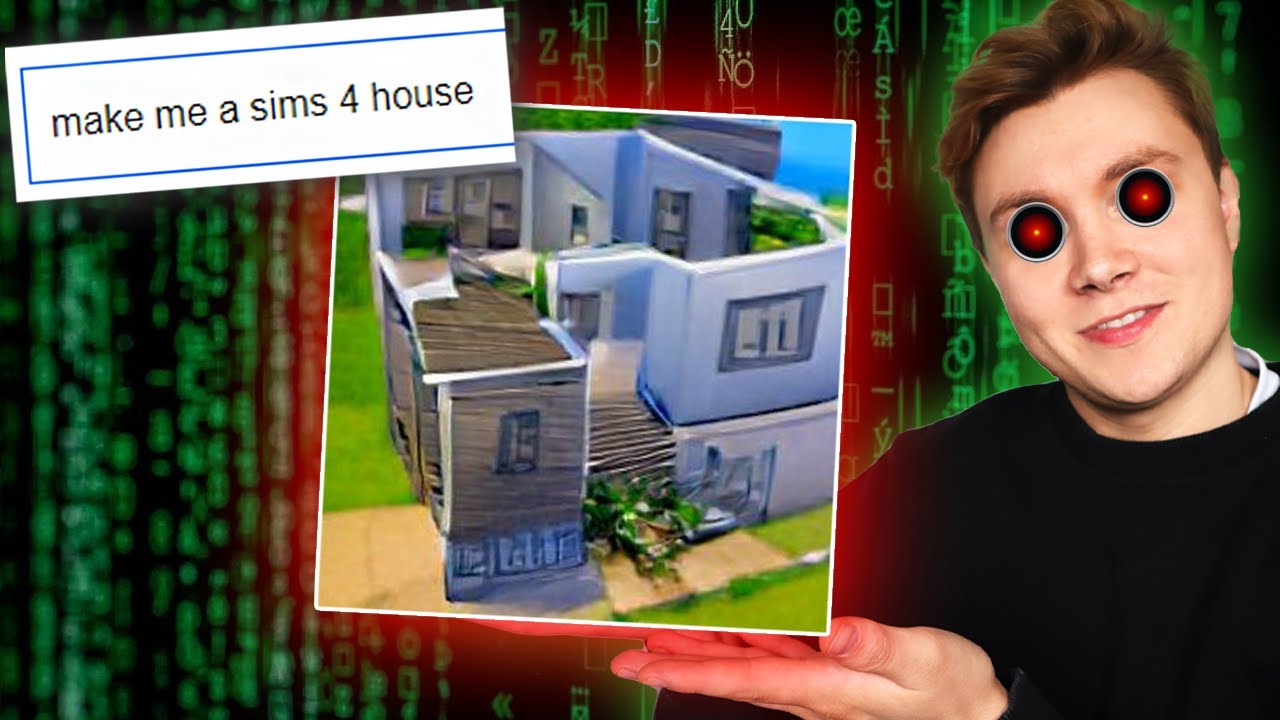 I Used AI To Build A House In The Sims 4
