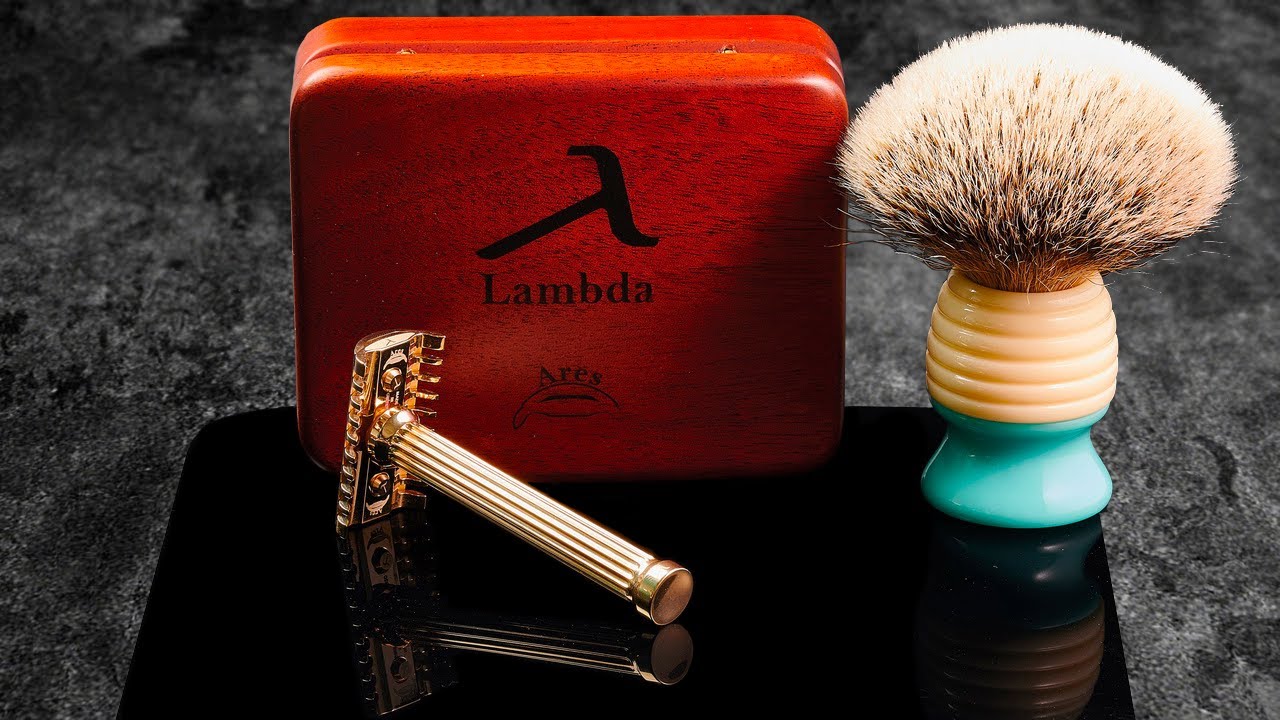 Lambda Ares Razor от Polykarpos и роскошный Помазок YAQI | Бритьё с HomeLike Shaving