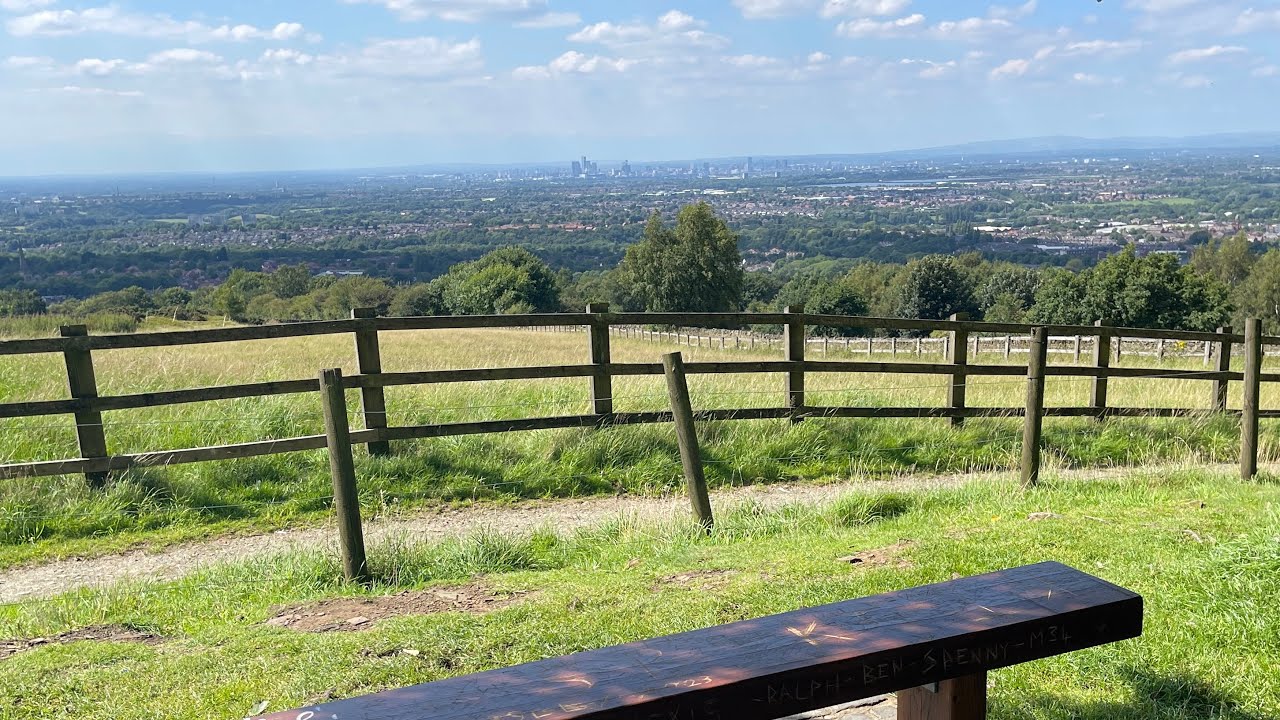 Beat view of Manchester,  Werneth Low Country Park Visitors Centre