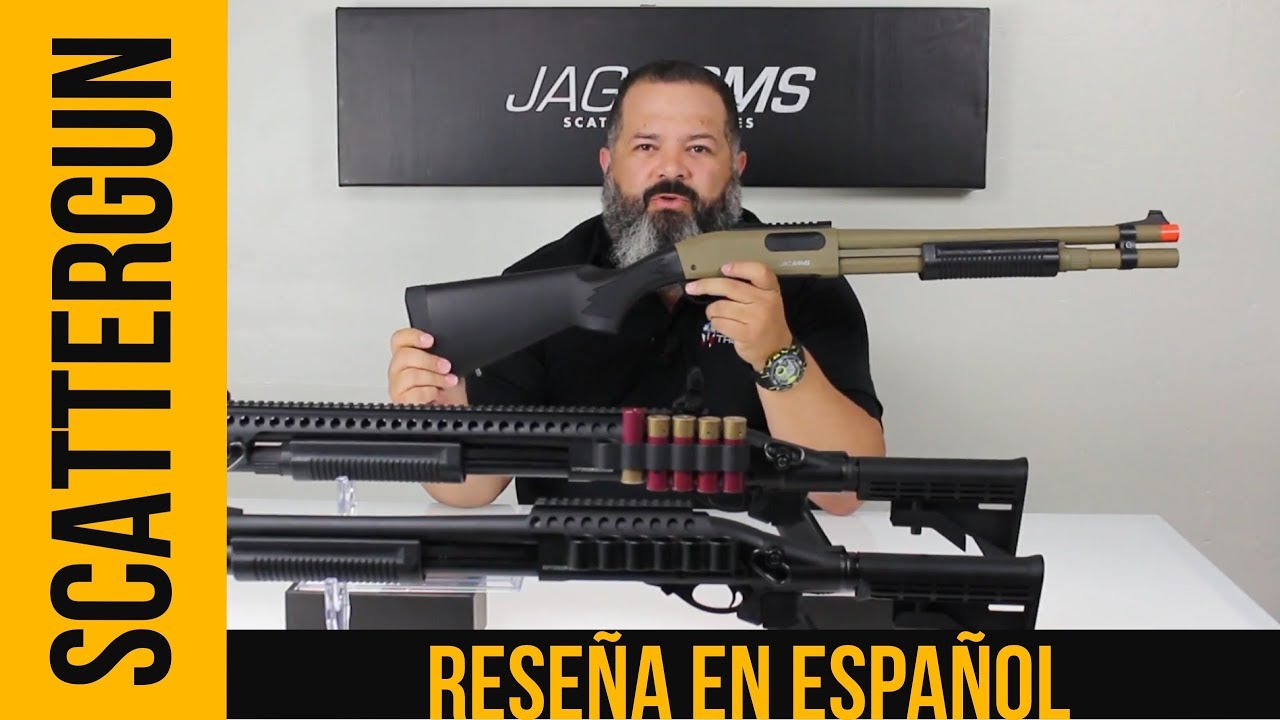 REVIEW DE LA ESCOPETA o SHOTGUN DE GAS SCATTERGUN DE JAG ARMS / EN ESPAÑOL / REVIEW