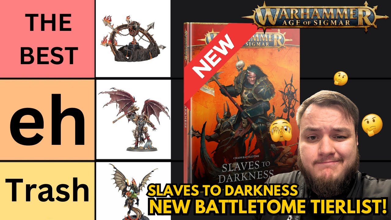 NEW Slaves to Darkness TIERLIST - NEW BATTLETOME - Warhammer Age of Sigmar