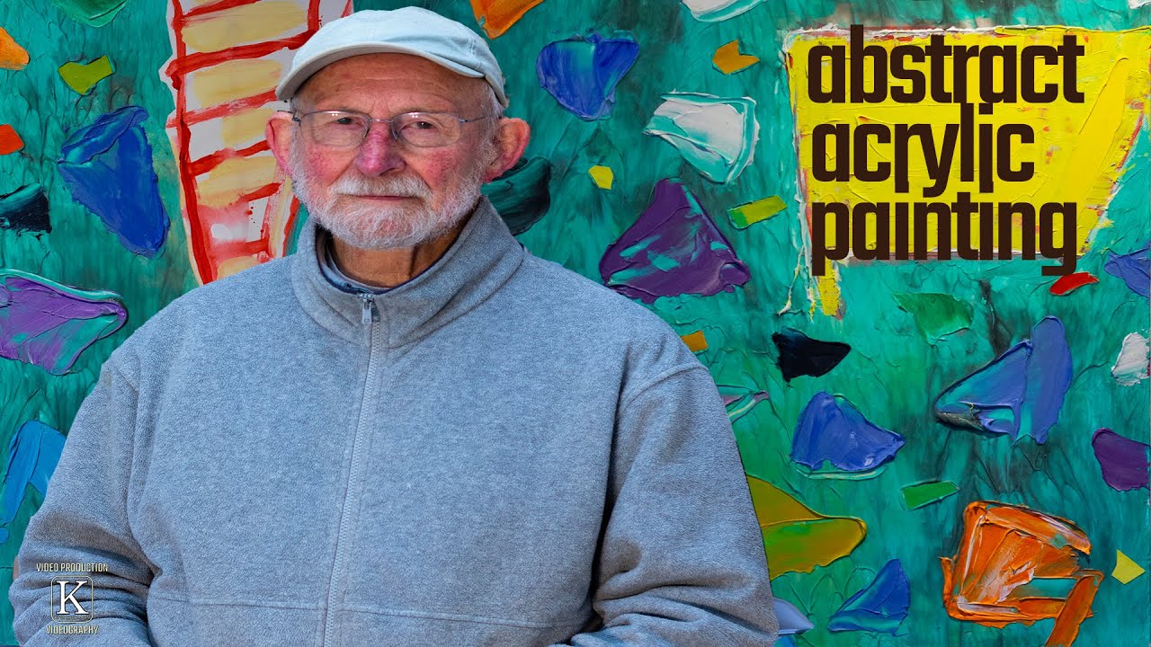 Abstract artist Graham Boyd loves Acrylic Paint | color theory and abstract art