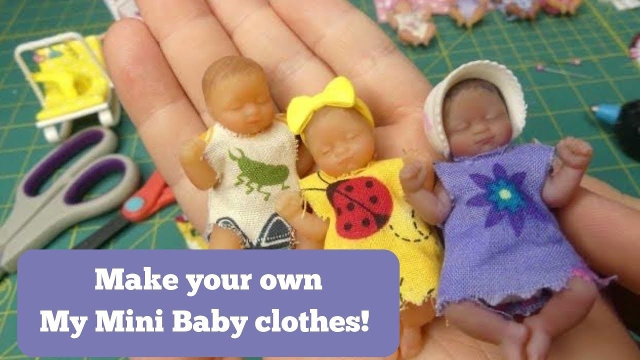 My Mini Baby - No Sew Clothes! + Free Pattern!