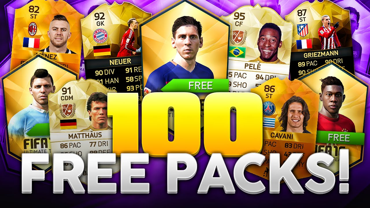 100 FREE PACKS!