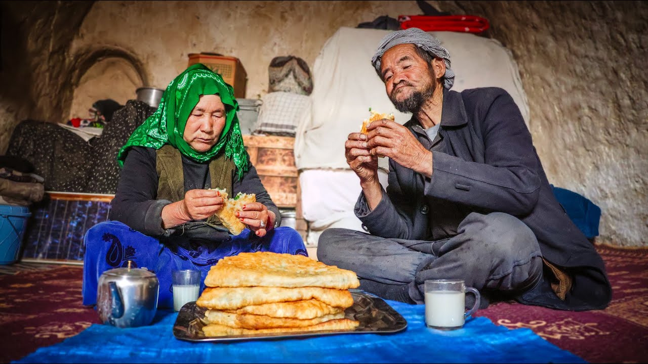 Tasting Country Fried Bread | A Day in Afghan Caves