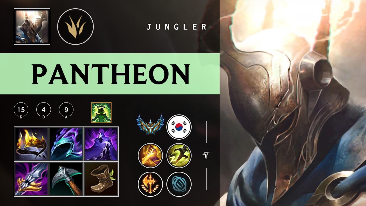 Pantheon Jungle vs Xin Zhao - KR Challenger Patch 26.05