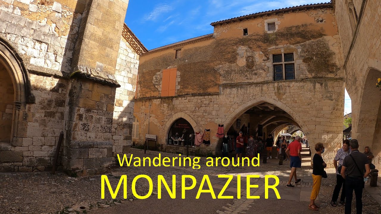 Wandering around Monpazier in the Dordogne France. A short video giving a taste of a beautiful town