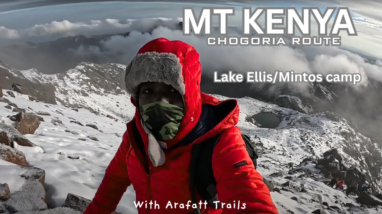 Mt Kenya,Lenana peak 4K. (Highest point reachable on foot.),Lake Ellis&Mintos Camp.