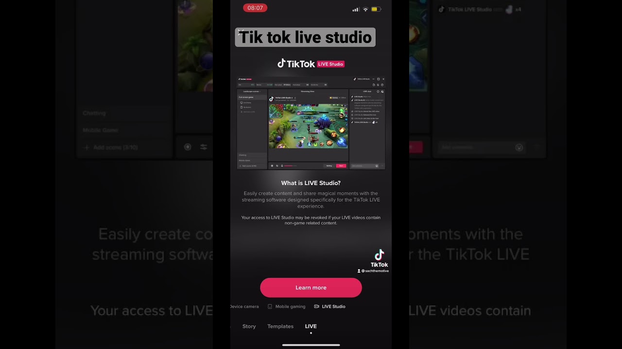 Студия Tiktok live #tiktok #tiktokstudio #live #gaming #fun #letsgo