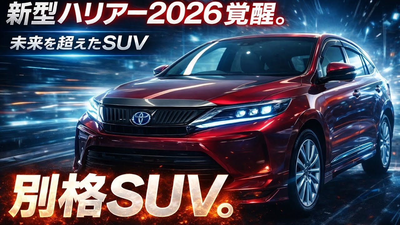 【購入前必見】トヨタ ハリアー ハイブリッド 2026｜静かさと弱点まで正直レビュー
