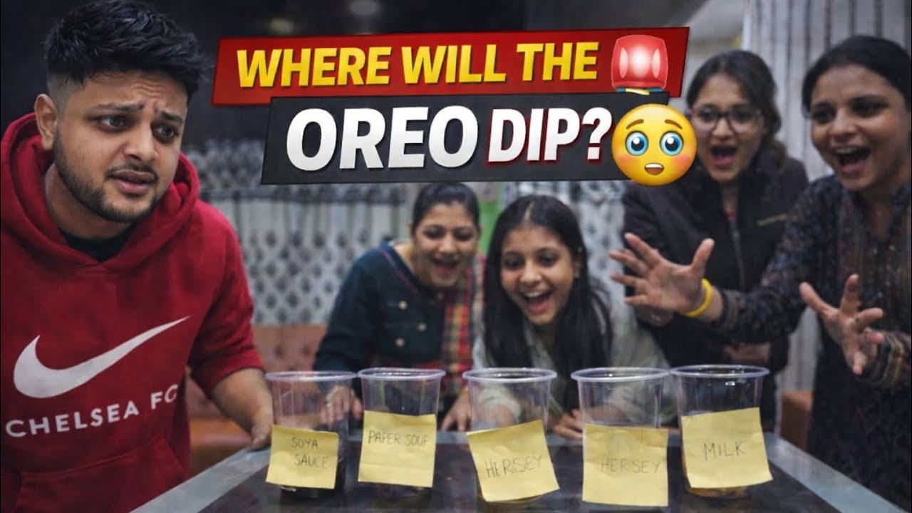 Milk Ya Soya Sauce? 😭 Oreo Challenge With Family..