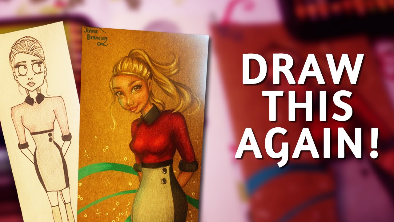 DRAW THIS AGAIN Challenge! #2 | JennaDrawing