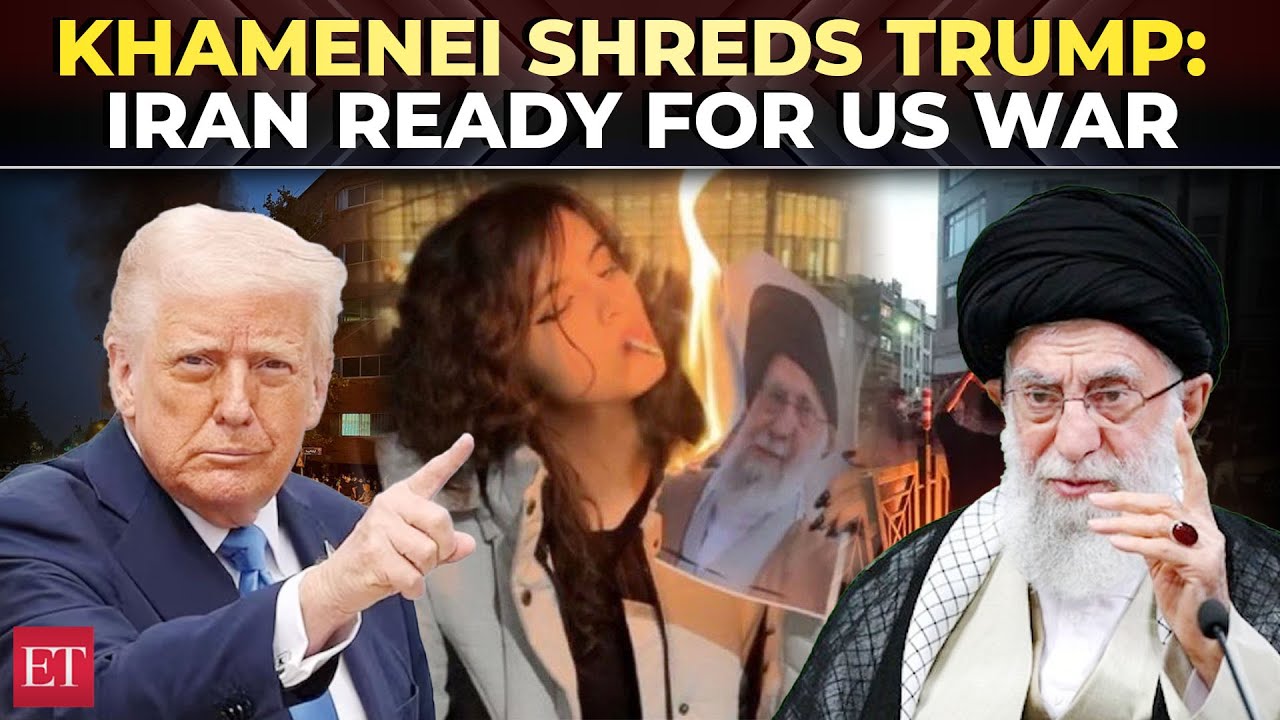 'Hands red with blood': Khamenei rips &lsquo;locked & loaded&rsquo; Trump amid Tehran protest; US-Iran war soon?