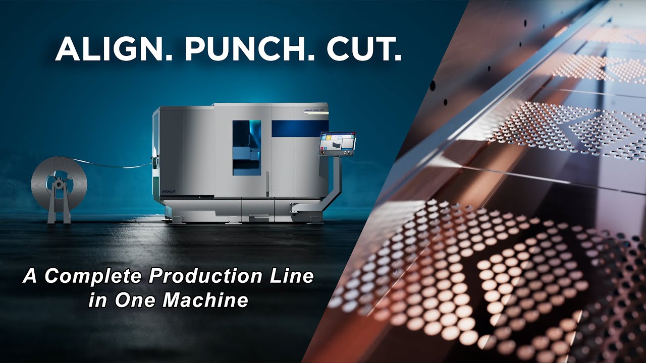 Align, Punch and Cut with One Machine - EVOCUT Punch 1250