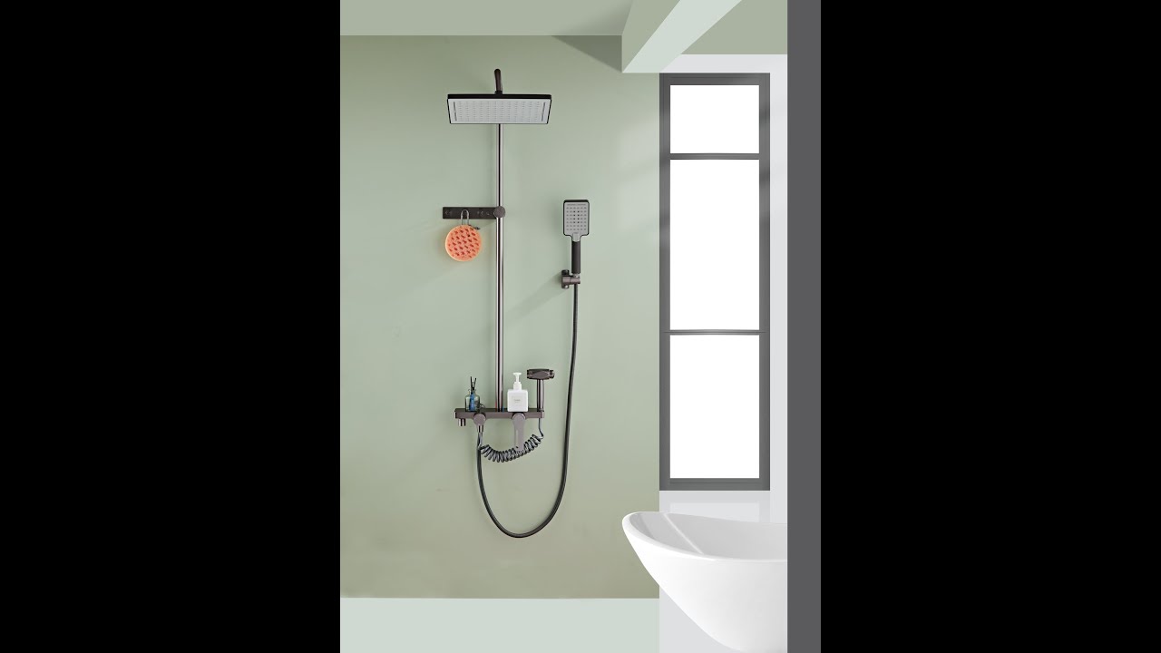 N 4750, Dyu 4 function shower set with hook, code
