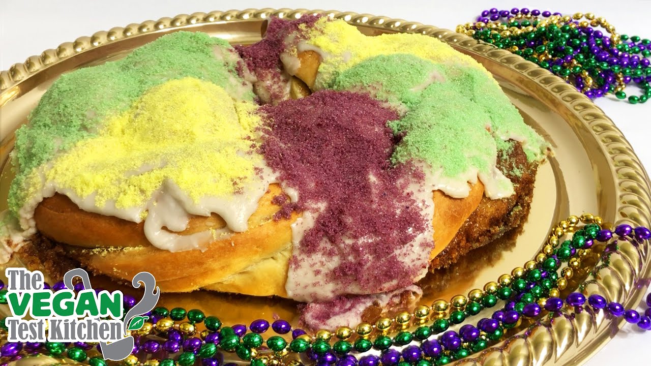 How To Make A Vegan Mardi Gras King Cake | The Vegan Test Kitchen