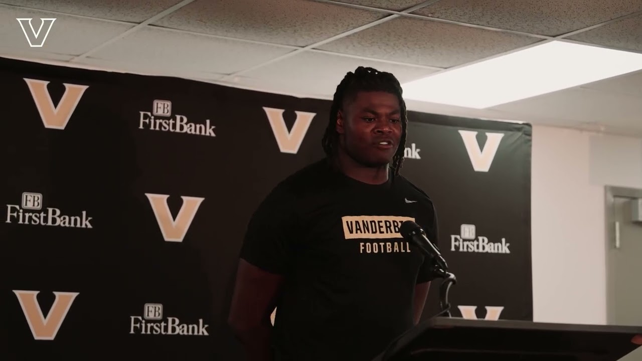 Vanderbilt Football - Khordae Sydnor - Alabama Postgame