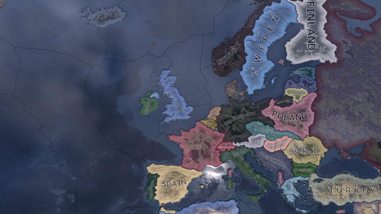 HOI4 Timelapse - What if the UK and France swapped Place?