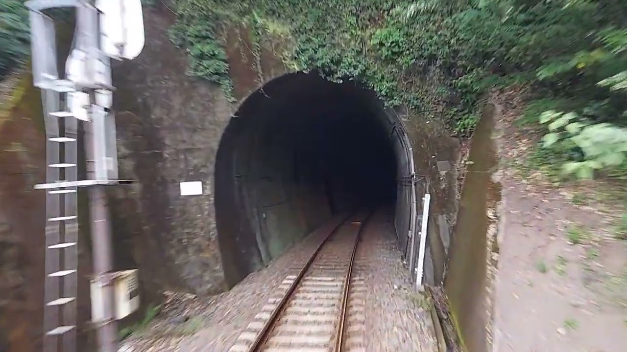 日本の車窓18　土佐くろしお鉄道中村線、若井ｰ荷稲間、前面の車窓