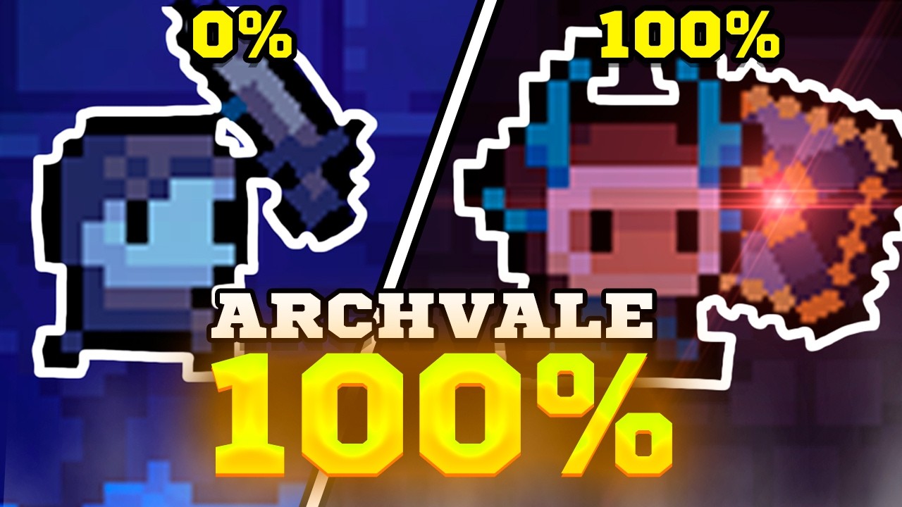 Я прошел ARCHVALE на 100% ДОСТИЖЕНИЙ