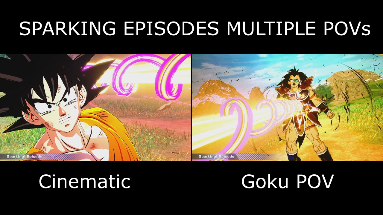 Сравнение эпизодов Sparking с разных точек зрения — Dragon Ball Sparking Zero
