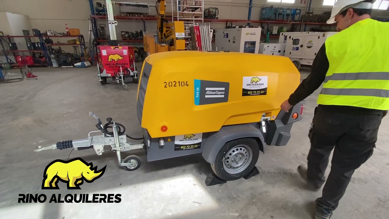 Compresor atlascopco XAS88 Consejos de utilización
