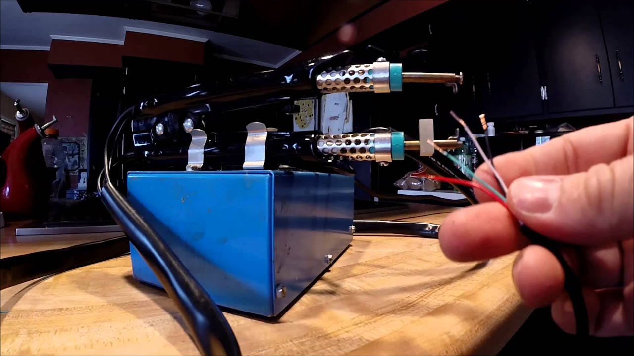 Ideal Thermo-Strip model 133b Electric Wire Stripper Demonstration with gopro