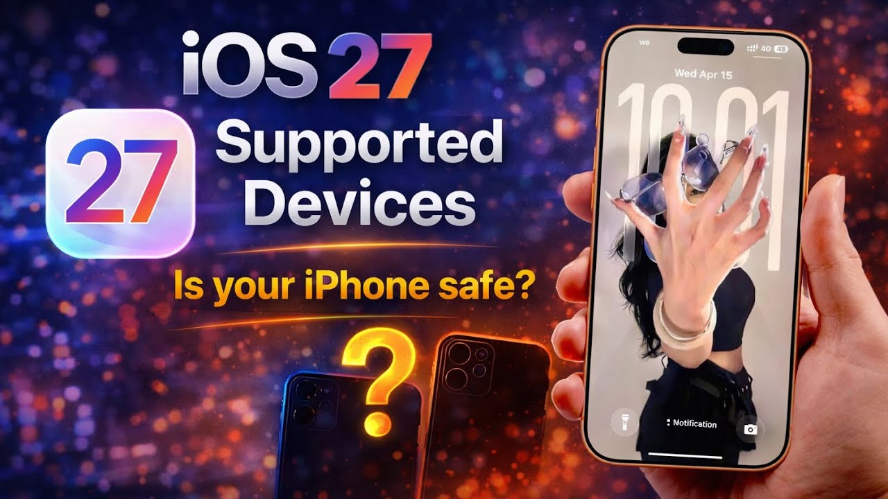 Устройства, поддерживающие iOS 27 😳 Ваш iPhone в списке?