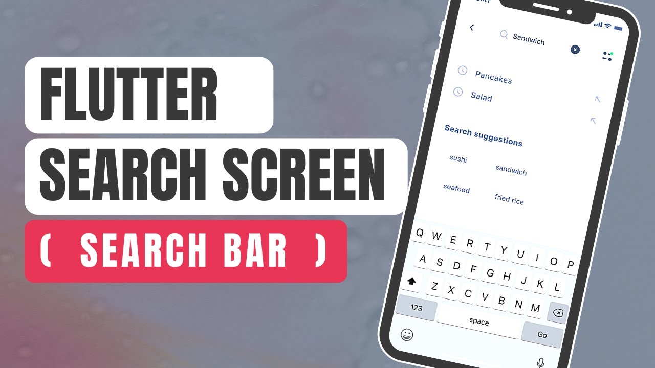 Flutter Tutorial: Search Screen and Search Bar