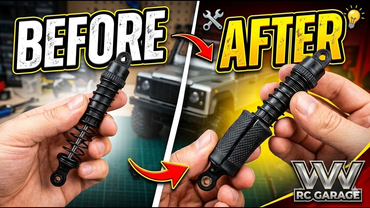Quick upgrade of MN99S shock absorbers in 5 minutes! 👍👍 5分钟快速升级MN99S避震器！