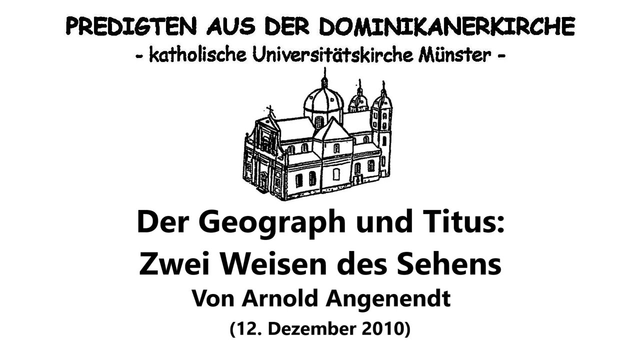 Arnold Angenendt: Der Geograph und Titus