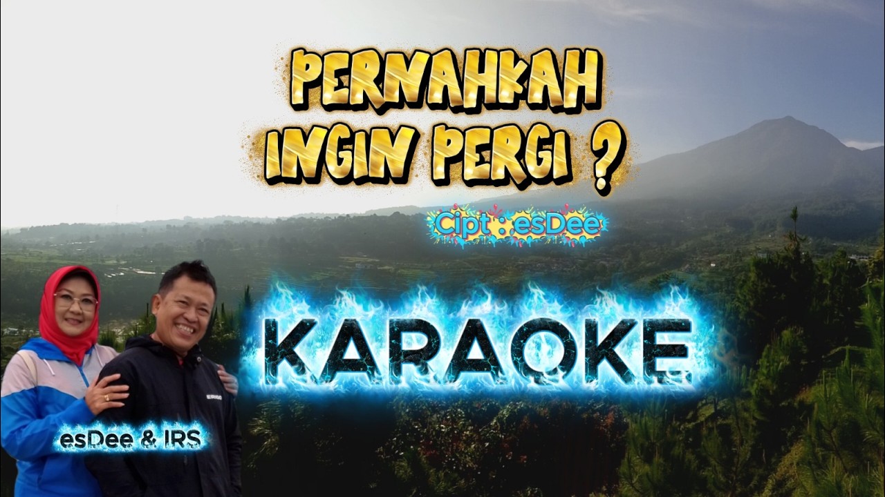 Pernahkah Ingin Pergi by esDee (Karaoke)