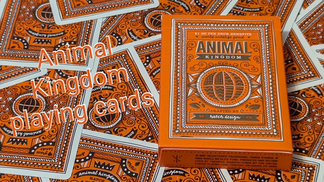 Daily deck review day 244 - Animal Kingdom playing cards By Theory11