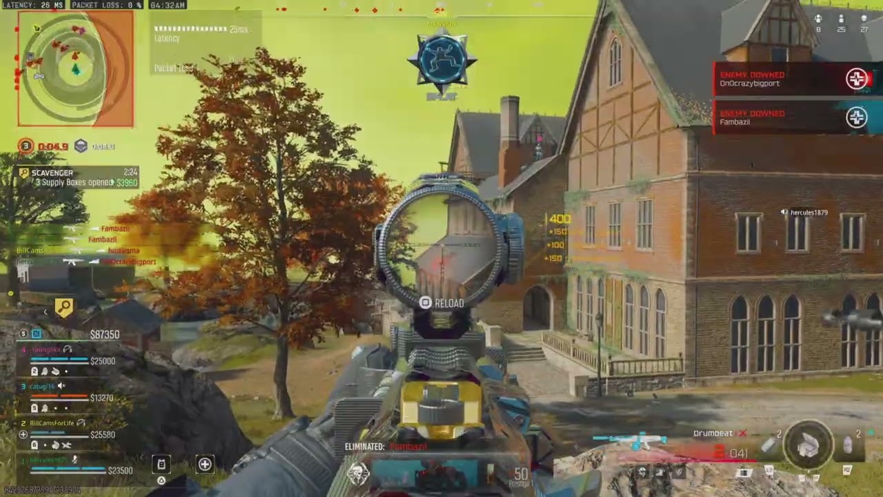 Warzone Resergence Camo Grind