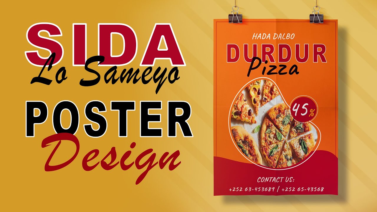 BARO SIDA LOO SAMEEYO | POSTER DESIGN | #photoshop | Maan Graphics 2023