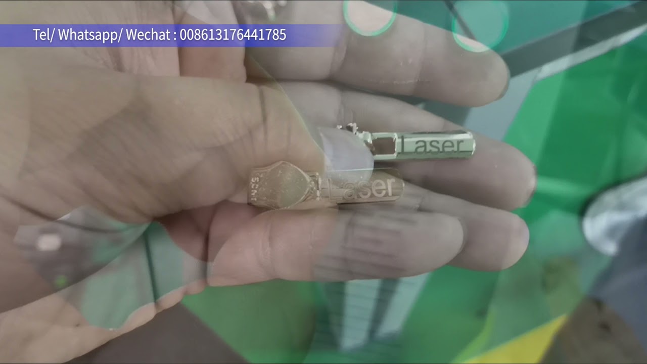 JN Quality CNC Fiber Laser Marking Zipper Buckles