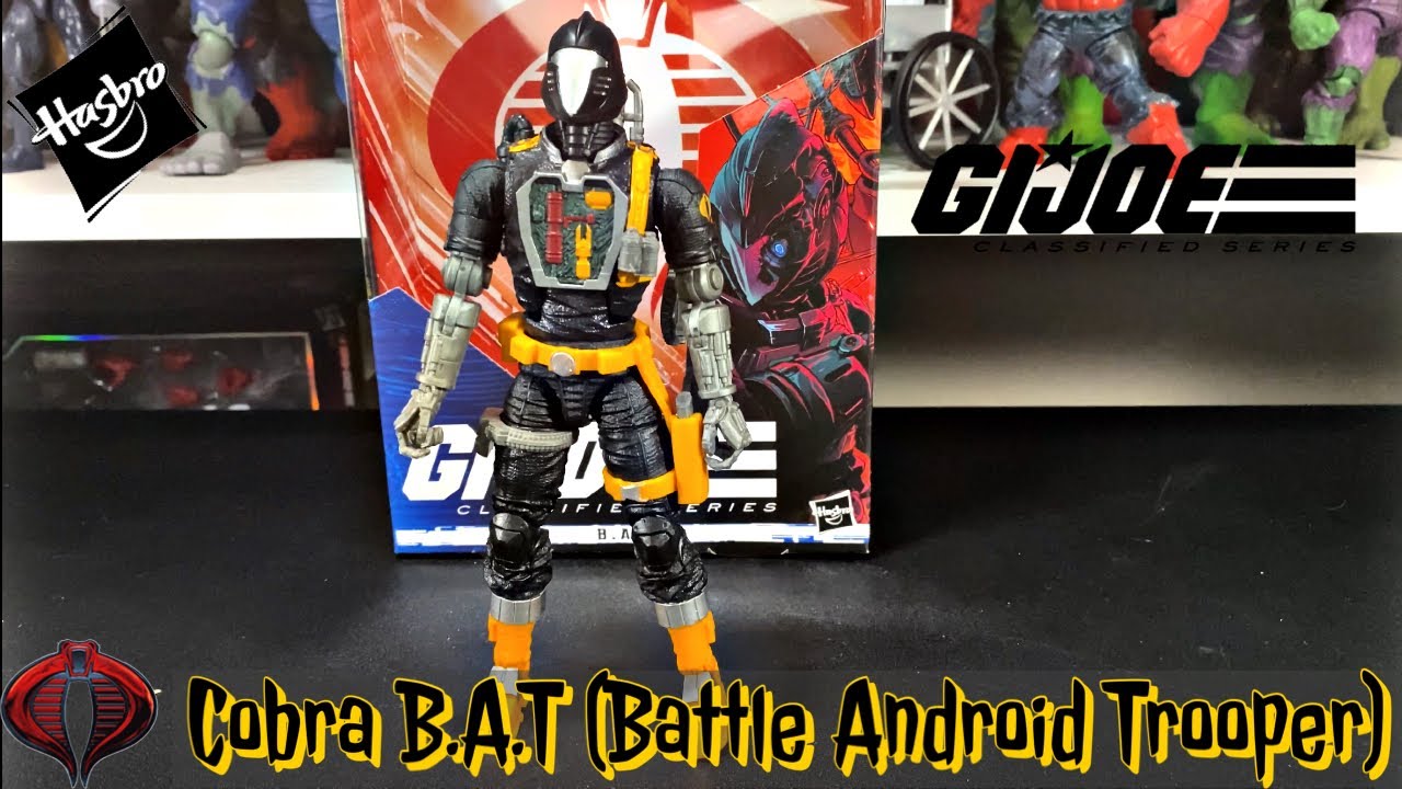 G.I Joe Classified Cobra B.A.T (battle android trooper) unboxing and review
