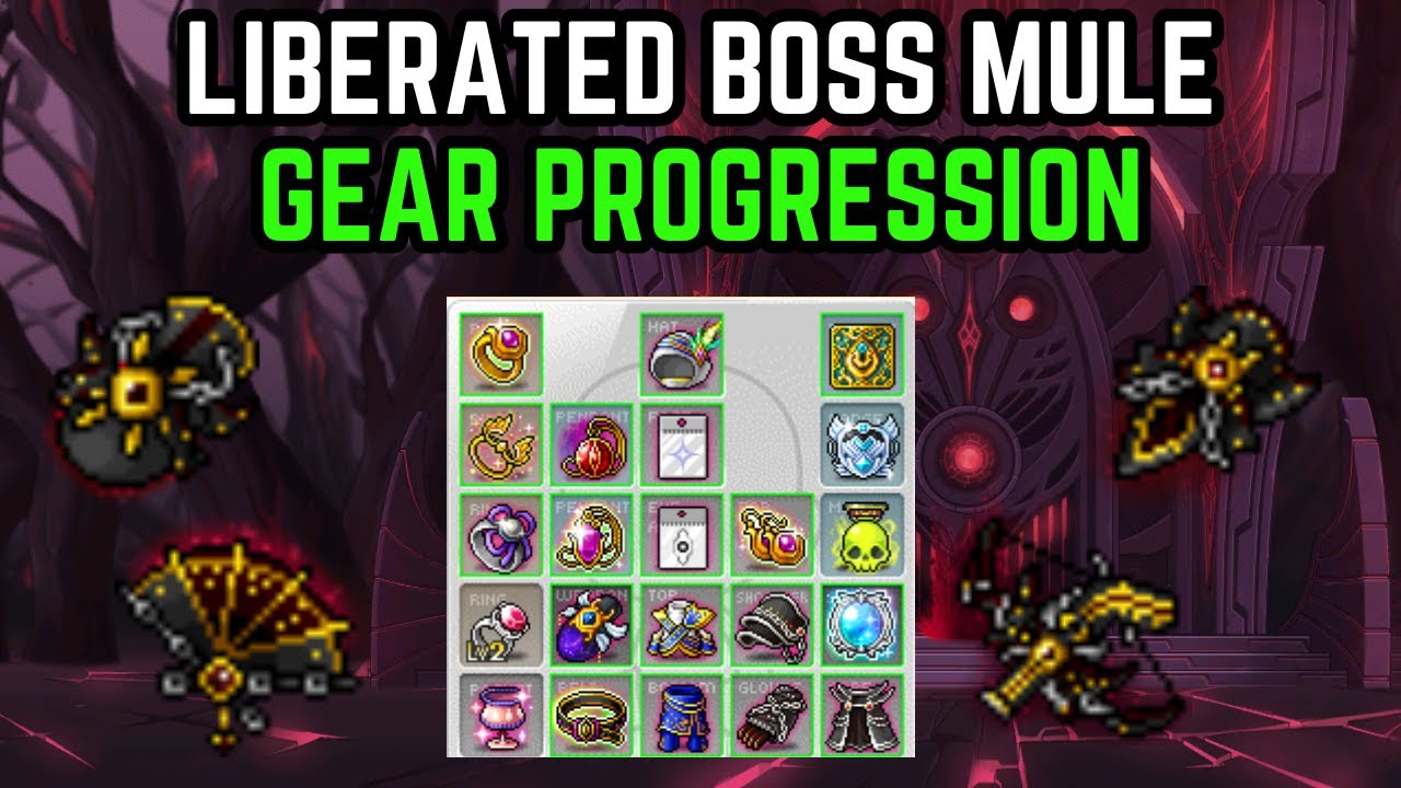 How I do my Gear Progression for Liberated Boss Mules