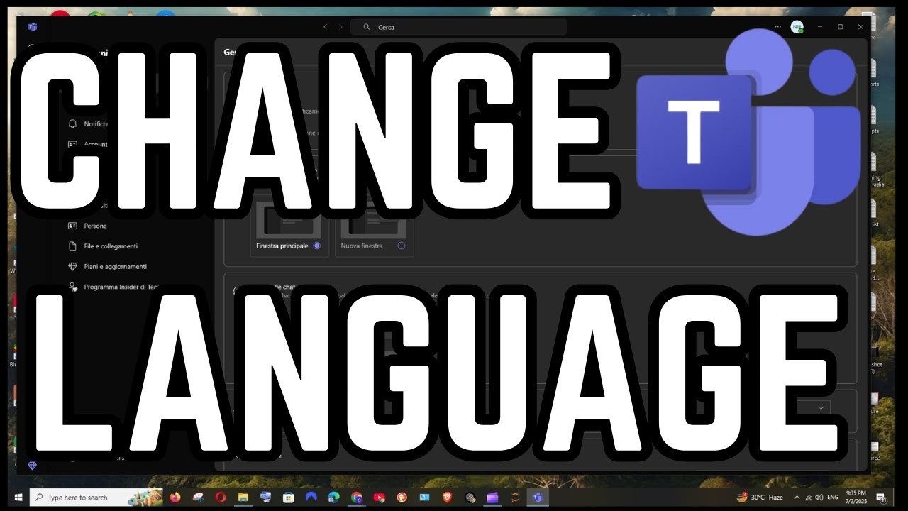 How to Change Language in Microsoft Teams