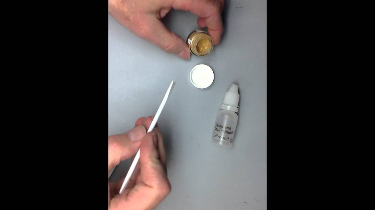 Mixing GC Lustre Pastes