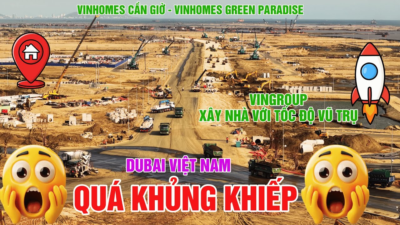TỐC ĐỘ VŨ TRỤ CỦA VIN KHI XÂY NHÀ TẠI VINHOMES CẦN GIỜ*Mê Vin Cần Giờ
