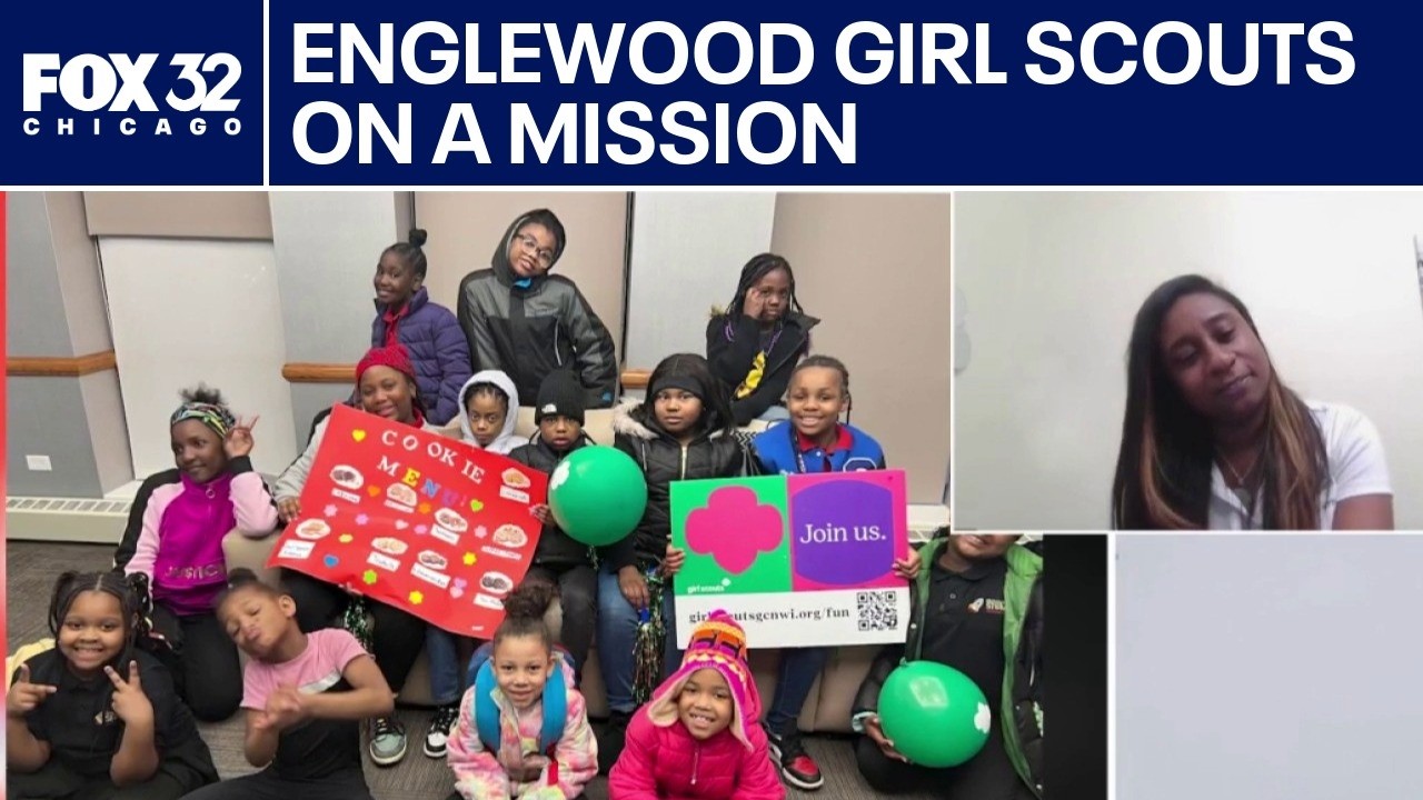 Englewood Girl Scouts on a mission