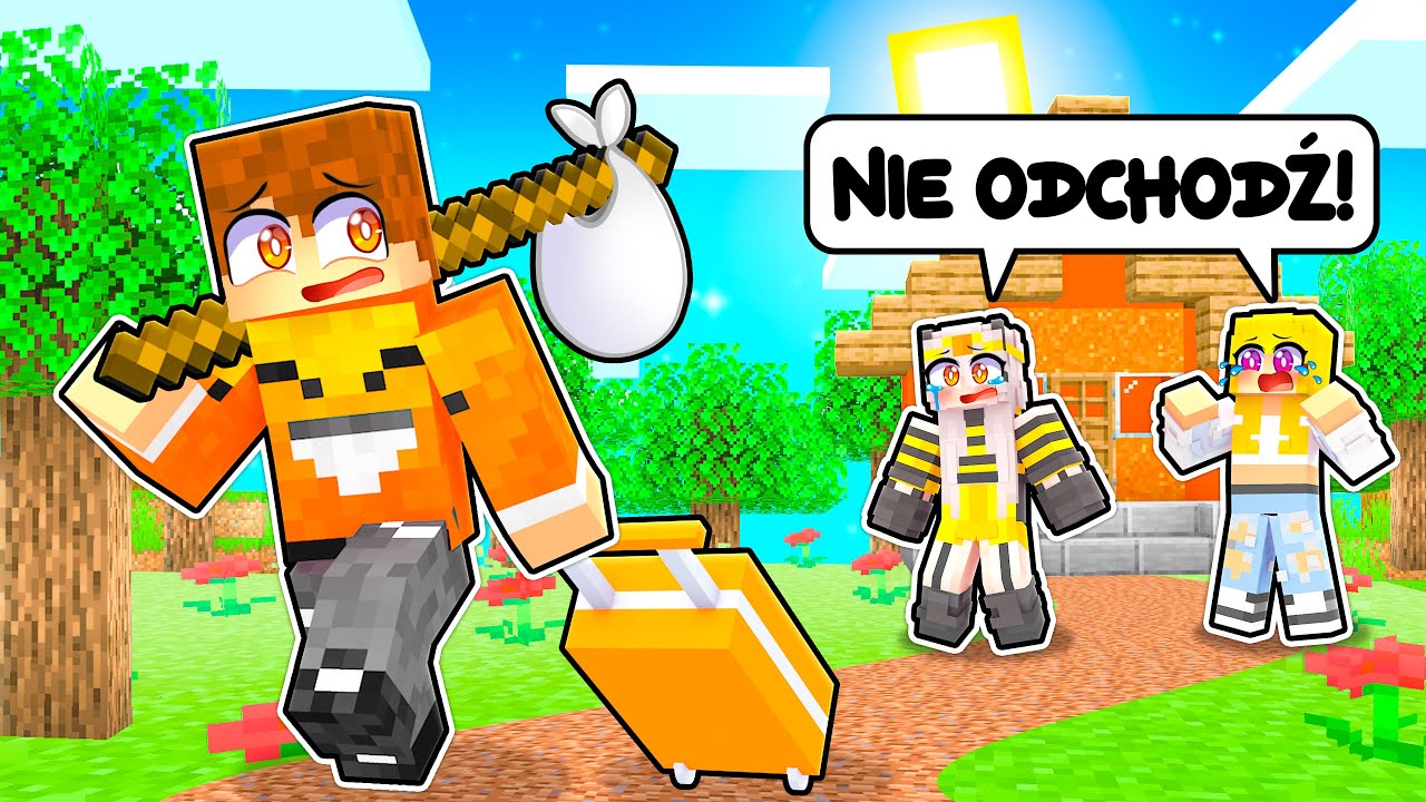ODCHODZE OD MOJEJ DZIEWCZYNY i KRÓLOWEJ PSZCZÓŁ w Minecraft!