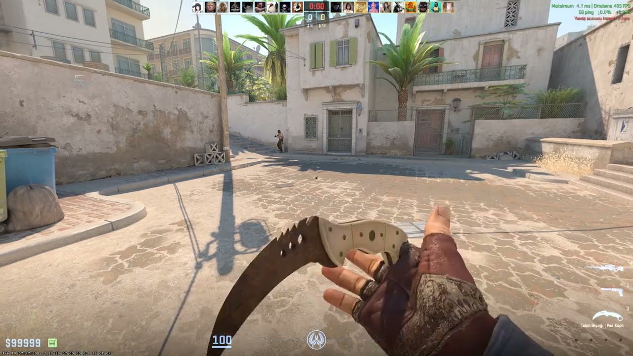 Talon Knife Rust Coat (Battle-Scarred) Broken Fang Gloves | Needle Point (Field-Tested)