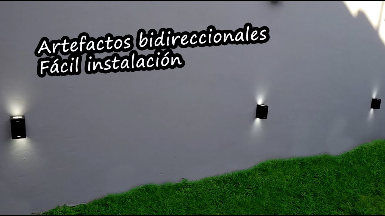 Bidireccionales Gu10 / Aplique exterior led