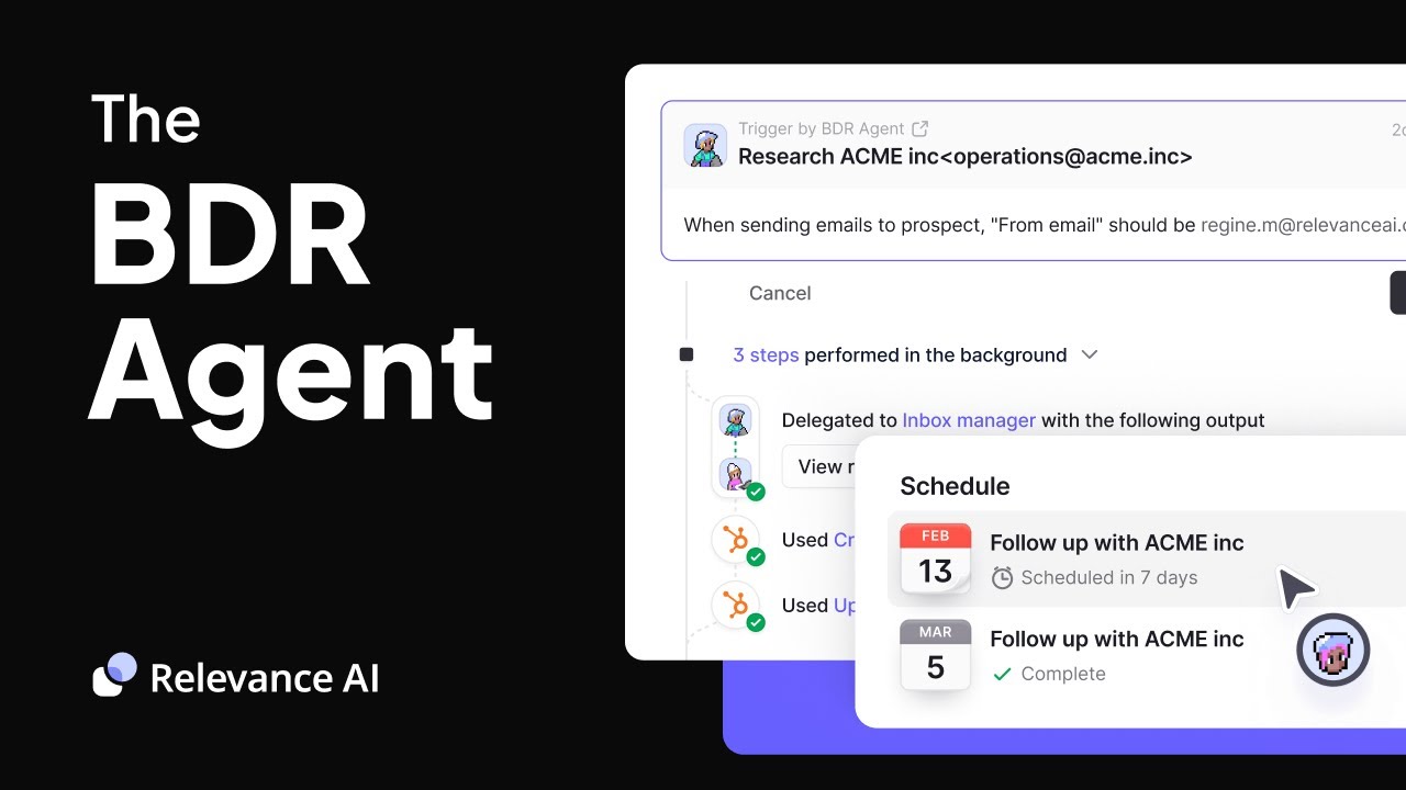 The Relevance AI BDR Agent